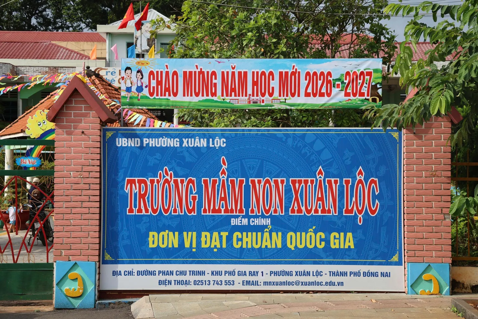 Cô và trò Trường Mầm non Xuân Lộc rộn ràng trước ngày khai giảng năm học mới 2026 - 2027