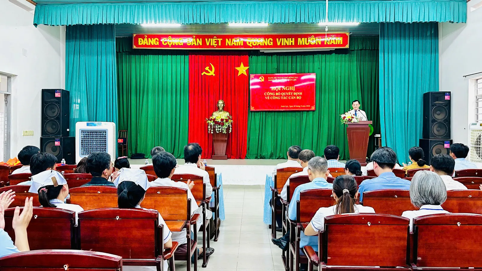Ông Bùi Thái Chiến phát biểu nhận nhiệm vụ