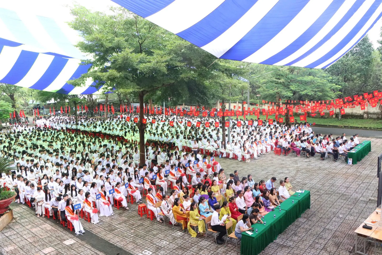 Trường THPT Xuân Thọ rộn ràng khai giảng năm học mới 2026 - 2027